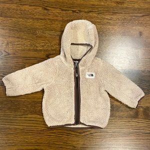 The North Face Baby Boy Campshire Hooded Sherpa Fleece Jacket, Size 6-12 Months